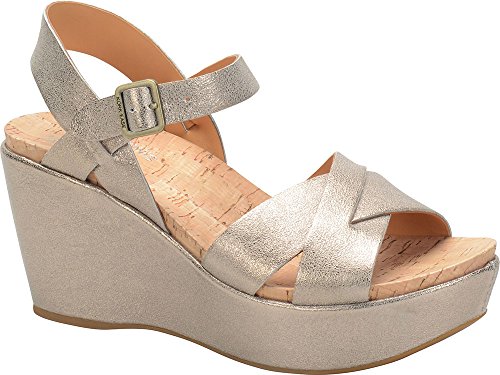KORK-EASE Womens Ava 2.0 Gold Wedge - 9