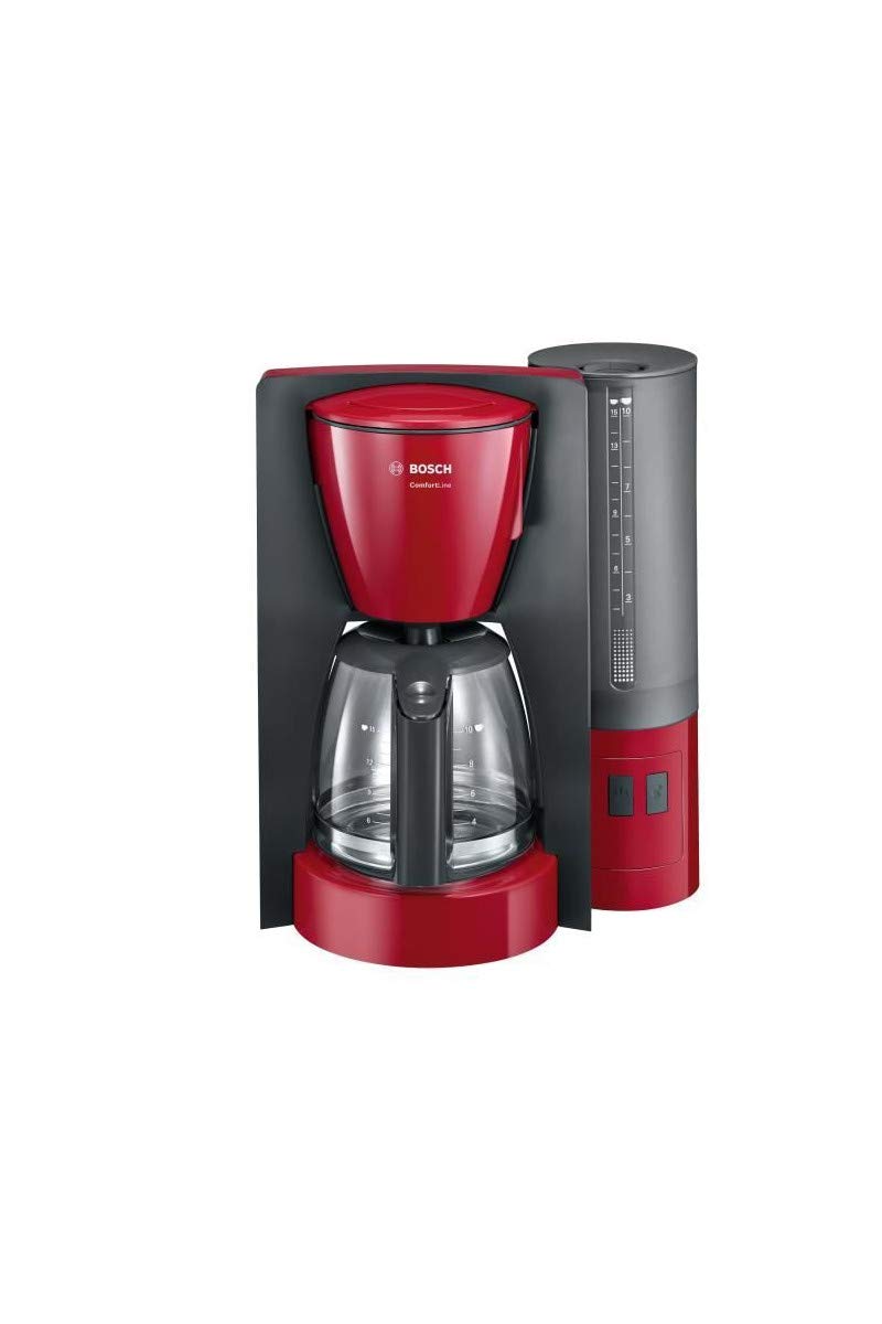 Bosch Comfort Line TKA6A044 - Cafetera de filtro / goteo, 1200 W, color rojo antracita