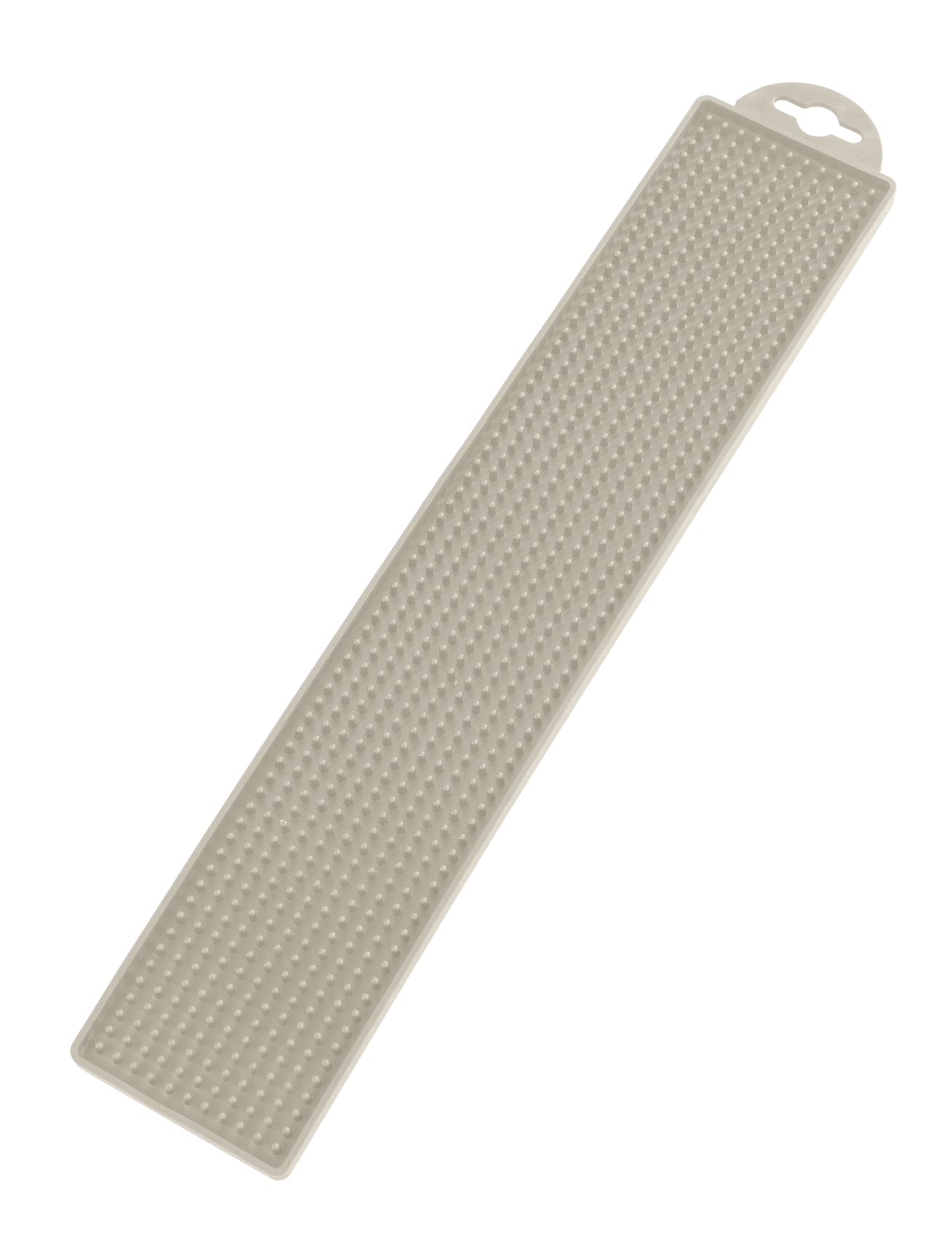 WENKO Dish Drying Mat Mod. Slim Practical Kitchen Mat Made of TPR Plastic Heat Resistant Dishwasher Safe Beige 42 x 1 x 8 cm for Kitchen
