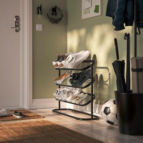 Amazon.co.jp: IKEA イケア シューズラック ブラック 76x24x59cm Amazon.co.jp: IKEA イケア シューズラック ブラック 76x24x59cm