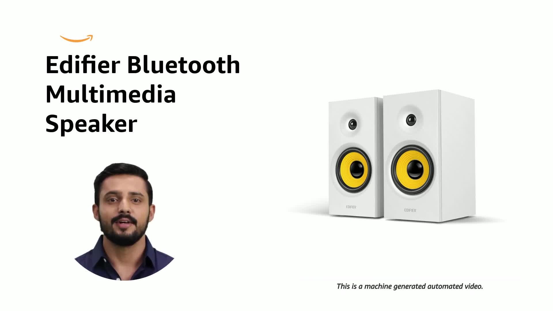 1070/EDIFIER R1080BT ホワイトスピーカー Edifier R1080BT Auxiliary, Bluetooth Multimedia Speaker (White