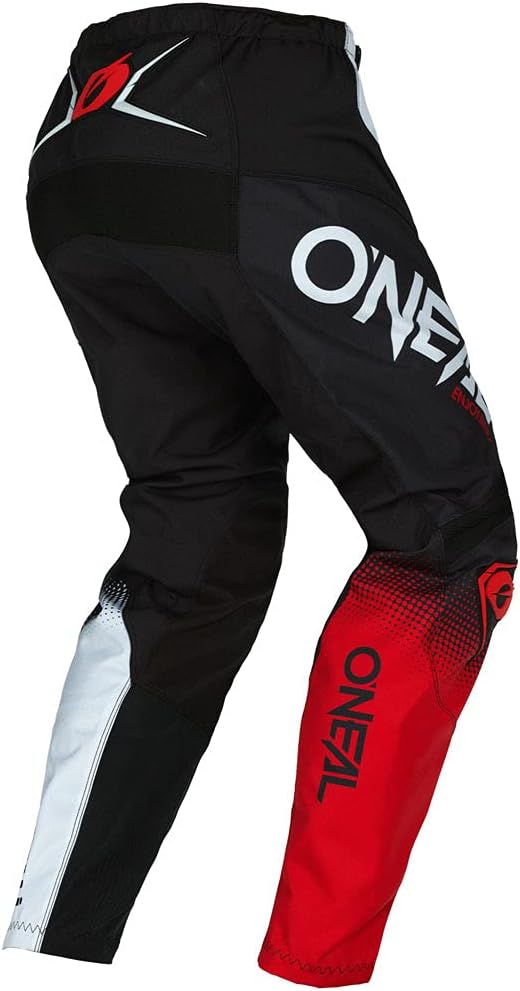 O'Neal Element Black/Red Kids/Youth (8/10 (24)/Medium) Powersports Protective Jersey Pants riding bundle motocross MX off-road dirt bike combo : Automotive