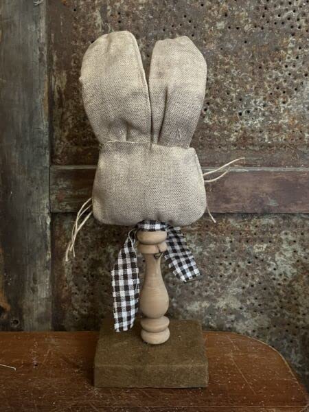 Primitivessuppliesforgrubbyprimitiverusticeasterbunnyrabbitspindledoll12poseableearsozzieforholidaykitchenfarhousehomedecor Urban Country Home Decor Primitives supplies for grubby primitive rustic easter bunny rabbit spindle doll 12 poseable ears ozzie for holiday kitchen farhouse home decor urban country home decor