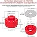 7-141 Body and Cab Mount Bushing Kit for Chevy Silverado & Sierra 1500/2500 2WD/4WD 1999-2014 Polyurethane Body Cab Mounts & Washers (Red 24PCS)