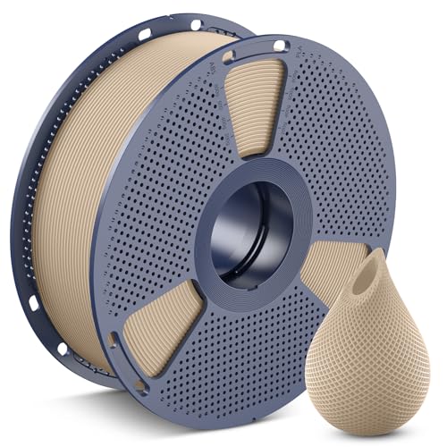 Image of SUNLU 3D Printer Filament PETG Filament 1.75mm, Less Stringing Good Layer Adhesion High Toughness, PETG Filament 1.75 ±0.02mm, 1kg Spool(2.2lbs), Oak