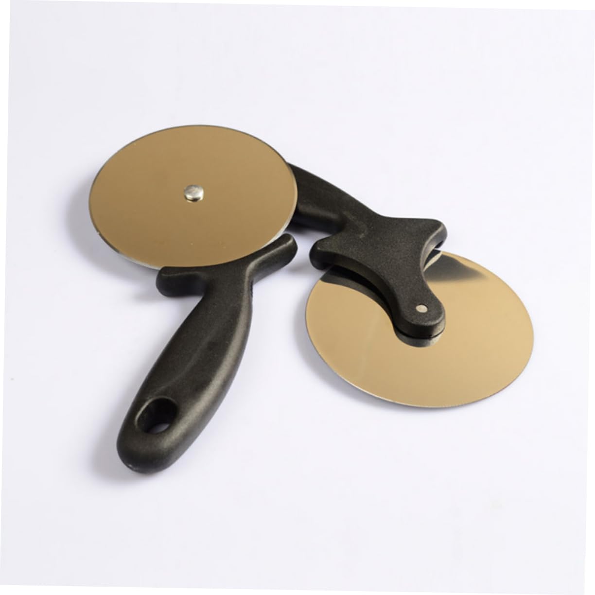 STOBAZA Pizza Wheel Slicer Professional Pizza Cutter Non-slip Handle Easy to Clean Stainless Steel Construction for Home and Commercial Use 10 Inches