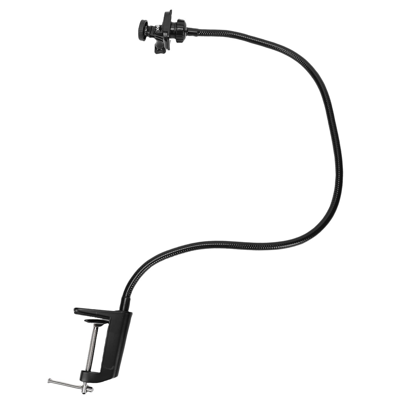 Yctze Supporto a Collo D'oca per Fotocamera, Braccio Flessibile di (I | Angolo regolabile, struttura in metallo, compatibile con varie webcam, design salvaspazio