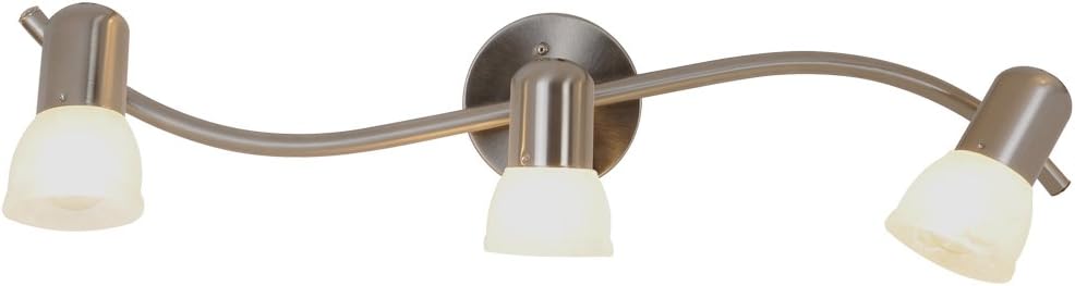 Monument 617625 Contemporary Lighting Collection Wall Fixture, Brushed Nickel, 25-Inch W by 5-1/2-Inch H by 6-1/2-Inch E
