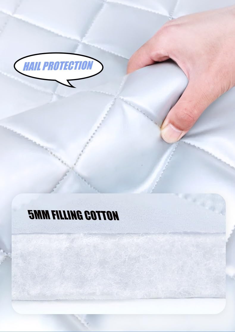 Anti-hagel Autohoes Voor VW Tiguan 2 Gen SWB 2016-2024 | Waterdicht Stofdicht Krasbestendig Meerlaags Verdikte Auto Beschermhoes(Silver Anti-hagel Autohoes Voor VW Tiguan 2 Gen SWB 2016-2024 | Waterdicht Stofdicht Krasbestendig Meerlaags Verdikte Auto Beschermhoes(Silver