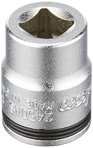 Vaso 1/4" Koken 2450MS10 llave de vaso corta hexagonal para tornillería pequeña 3