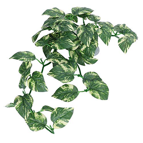 Plantes grimpantes artificielles pour terrarium Lianes flexibles et pliables idéales comme décoration habitat reptiles (lézards, serpents, caméléons