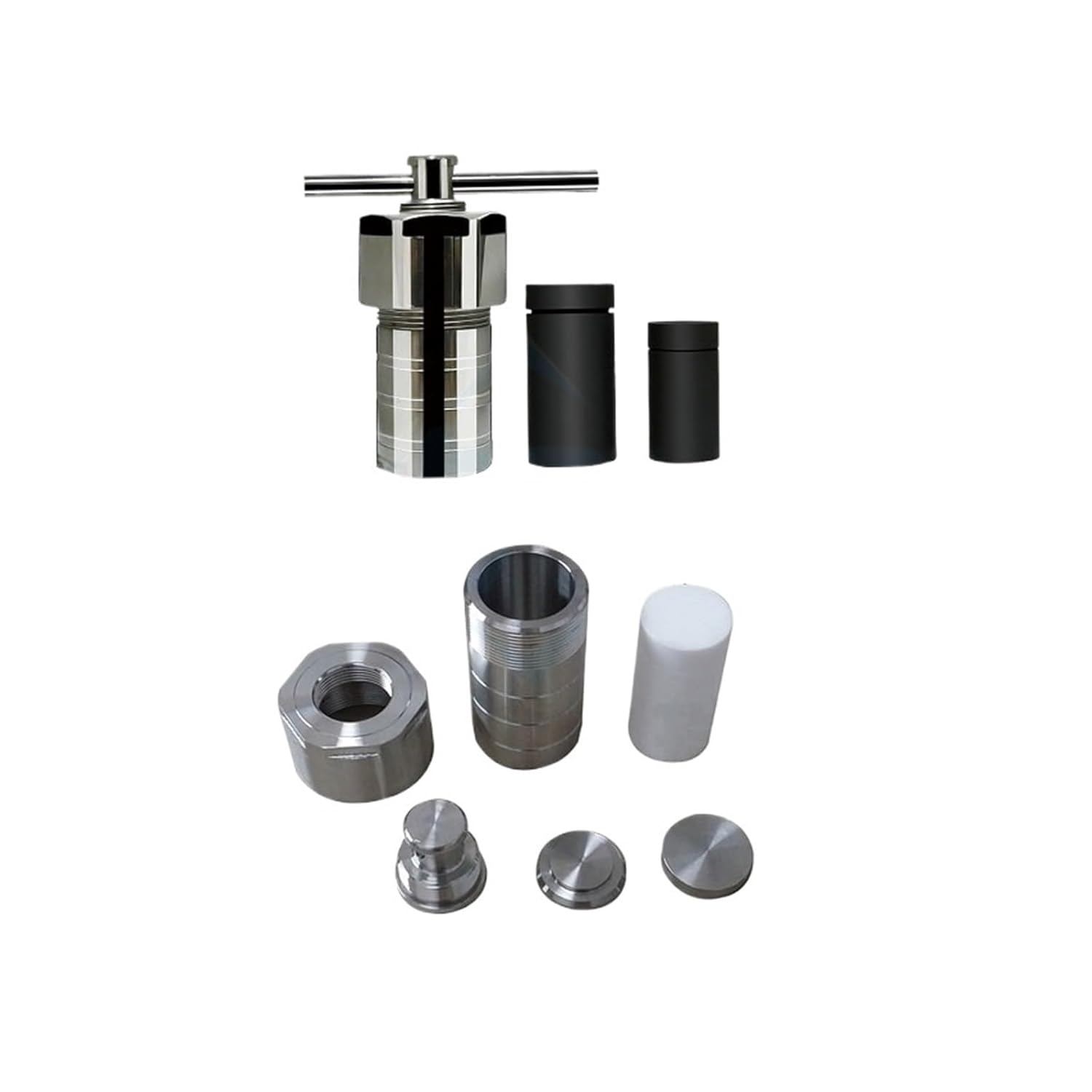 High Pressure Reactor, Lab Hydrothermal Synthesis Autoclave Reactor 100ml Lined Reaction Vessel Tank
