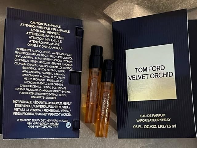 Miniatura 5 de Tom Ford Velvet Orchid - Mini muestras de aerosol para mujer, 0.05 fl oz0.1 fl oz x 2 unidades
