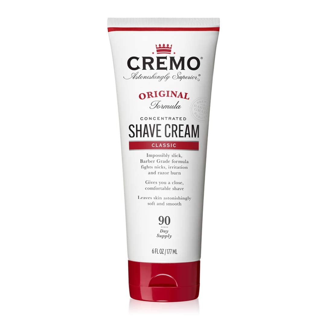 Cremo Barber Grade Original Shave Cream, Astonishingly Superior Ultra-Slick Shaving Cream for Men, Fights Nicks, Cuts and Razor Burn, 6 Fl Oz Cremo Barber Grade Original Shave Cream, Astonishingly Superior Ultra-Slick Shaving Cream for Men, Fights Nicks, Cuts and Razor Burn, 6 Fl Oz