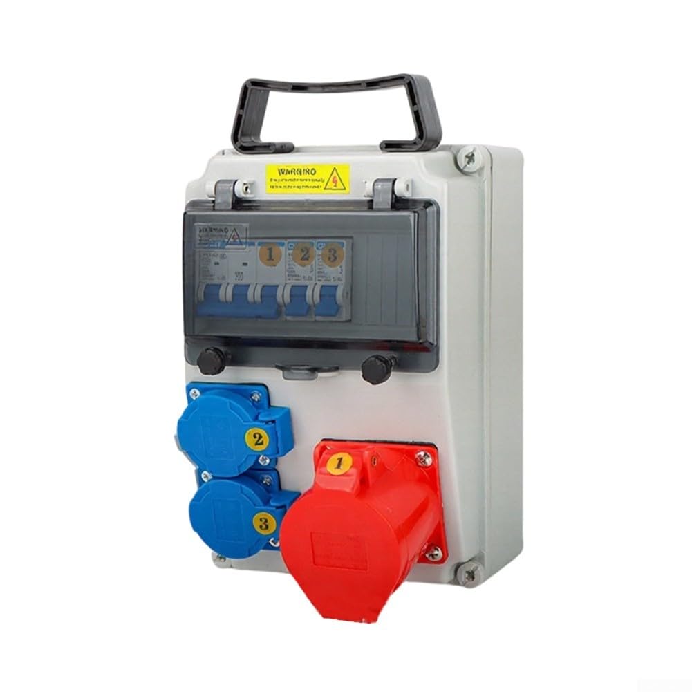 Recinzione elettrica resistente alle intemperie IP66 con interruttore automatico e guida DIN per officine all'aperto Distributore di alimentazione a parete 250x166x115mm (C)