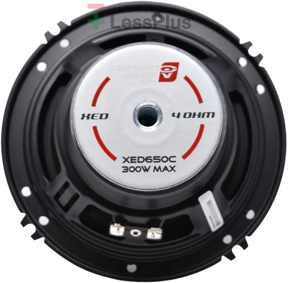 CERWIN-VEGA! XED650C 6.5" 300W 2-Way Car Audio Component Speakers 4Ω