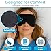 Arctic Flex Cooling Eye Mask - Gel Cold Compress for Migraine, Puffy Eyes, Sleeping, Headaches - Heated Eye Mask for Women & Men - Hot & Cold Therapy - After Surgery Ice Treatment, Reusable, Freezable