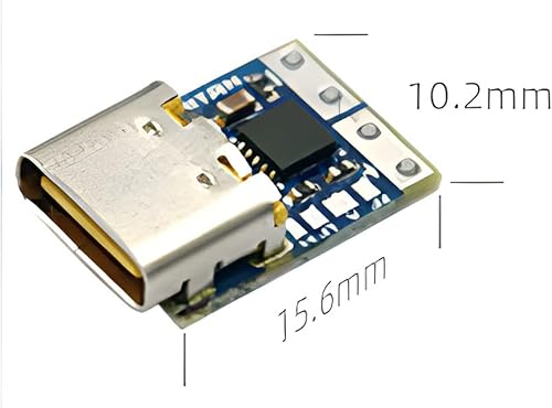 Miniatura 6 de JacobsParts USB-C PD 20V DC Módulo de disparo de potencia de voltaje fijo 5A Tipo-C Entrada hembra