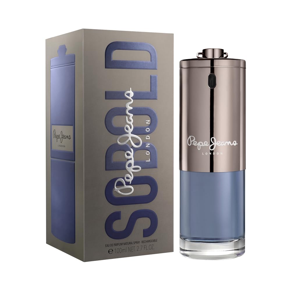 Pepe Jeans SoBold For Him Profumo Uomo 100ml | Eau de Parfum, Fragranza Legnosa e Aromatica, Profumi Uomo