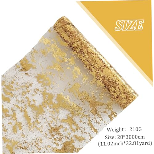 Chemin de table doré ajustable rouleau extra long pour table de mariage