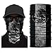 unbrand National Flag Neck Gaiter Face Scarf Bandana Fishing Balaclava Headband UV for Sporting Motorcycles Hiking Camping (Black Mexico Flag)