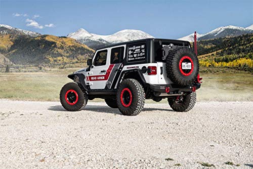 Road Armor Stealth Front Fender Flare Jl Body Armor With Switchback Led Drl - Texture Black 2018-2020 Jeep Jlrubicon Jlsport Jlsahara Jtsport Jtoverland Jtrubicon #TOP1