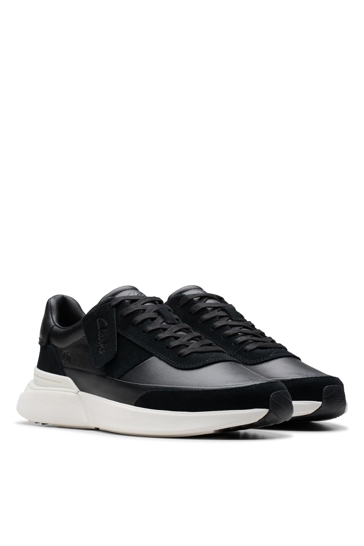 Clarks Craft Pace Mens Black Leather, 11