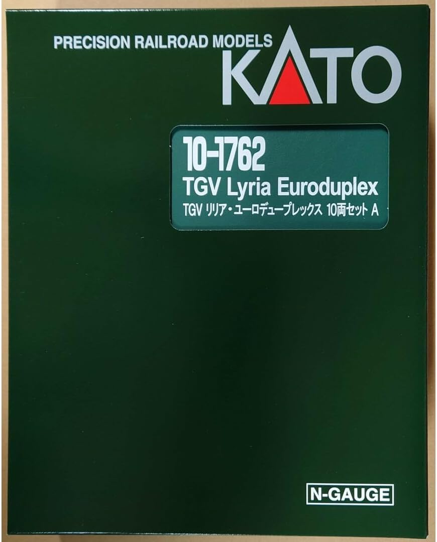 10-1762 TGV リリア・ユーロデュープレックス 10両セットA B Amazon | KATO Nゲージ TGV Lyria Euroduplex (リリア・ユーロ
