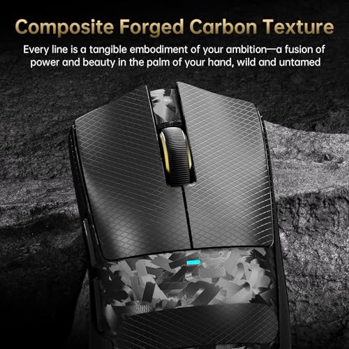 Image of ATTACK SHARK X11 Ultra 8K Carbon Fiber Tri Mode Wireless Gaming Mouse-Black