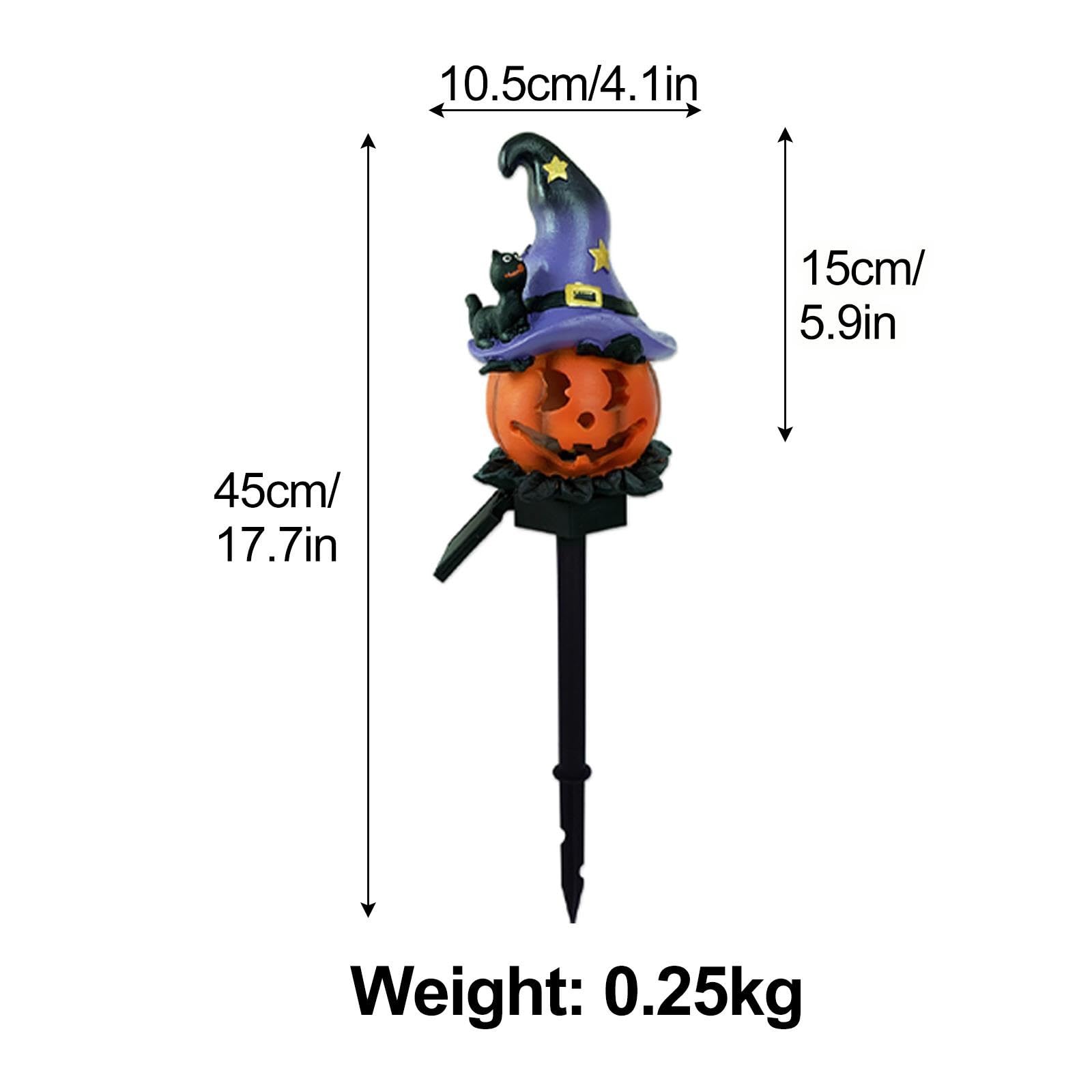Solar Wizards Pumpkin Ground Light, luci solari di Zucca