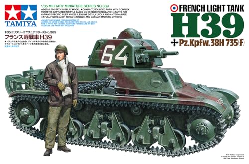 Tamiya 35389 1:35 French Lt. Panzer H39 (1) Model Building, Plastic Kit, Hobby, Crafts, Tank Kit...