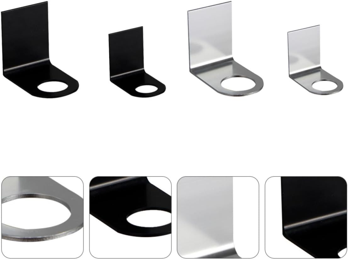 Shower Gel Bottle Rack Bathroom Storage Bracket Space Aluminum 4pcs Wall Mount Heavy-duty Structure Simple Design for Bathroom and Kitchen Organization