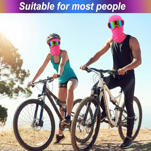 Image of Chicingyou 2 Pack Dirt Bike Goggles with 2 Balaclava Masks, Atv Motocross Motorcycle Goggles, UV Protection for Men Women