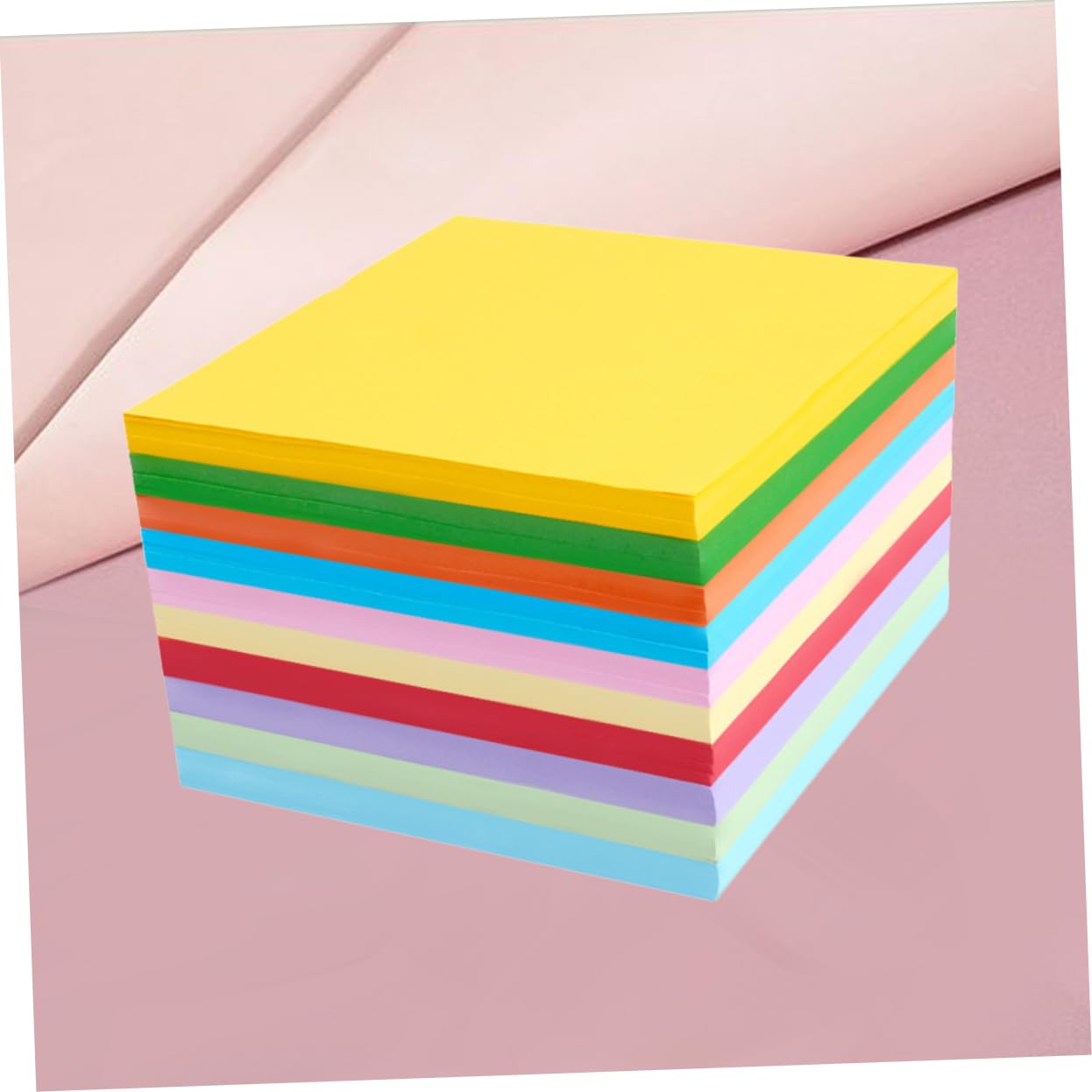 HOMSFOU 3 Series Papel Origami Cuadrado Para Manualidades Diy Papiroflexia Para Proyectos Artísticos Papel Ecológico Para Decoración Y Educación 1000 Piezas*3