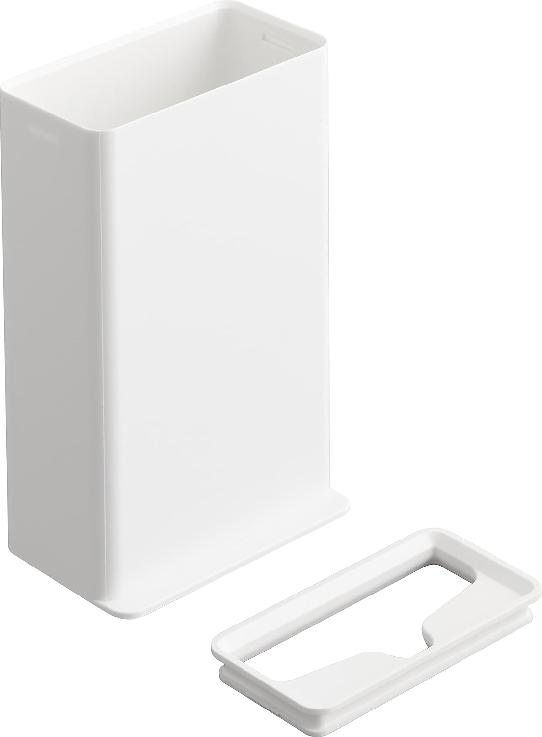 Yamazaki Industries 3996 Toilet Wiper Stand, White, Approx. W 4.3 x D 2.8 x H 6.9 inches (11 x 7 x 17.5 cm), Tower, Toilet, Flooring Wiper, Storage, Space Saving