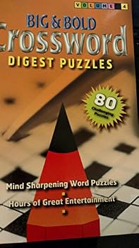 Paperback Big & Bold Crossword Digest Puzzles Volume #4 (80 Challenging Puzzles) Book