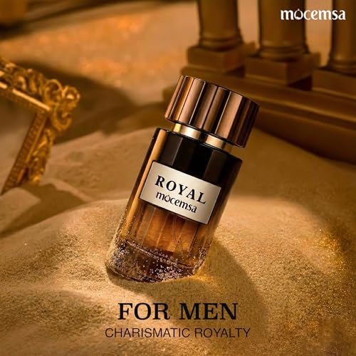 Image of Mocemsa Royal Eau De Parfum for Men | Fresh Citrus & Fruity Opening with Premium Woods | Luxury & Premium Long-Lasting Men's Fragrance | 100ml