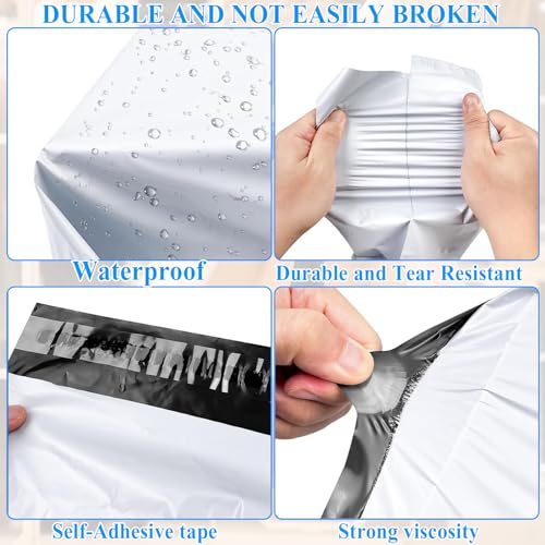 ZPQAODI Versandbeutel wasserdicht A3/A4/B4/C5 Gemischt 120Stück, Blickdicht Selbstklebend Versandtüten,Transport Geschenktüten mit Selbstklebeverschluss für Kleidung Logistikverpackungen Transport