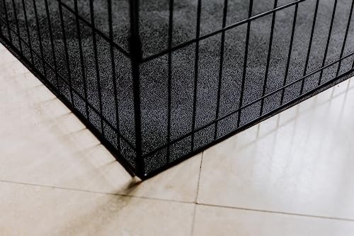 G-Floor for Pets Levant Texture Protective Vinyl Floor Covering for Hardwood, Concrete, and Low-Pile Carpet - 7.5ft x 17ft Midnight Black - Thumbnail 7
