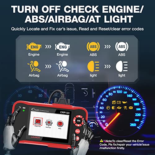 image for LAUNCH OBD2 Scanner CRP123 Elite - 2023 Newest Model Engine/ABS/SRS/Tr