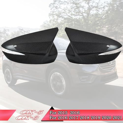 Coques de rétroviseurs Mazda CX-3 protection carbone contre les rayures