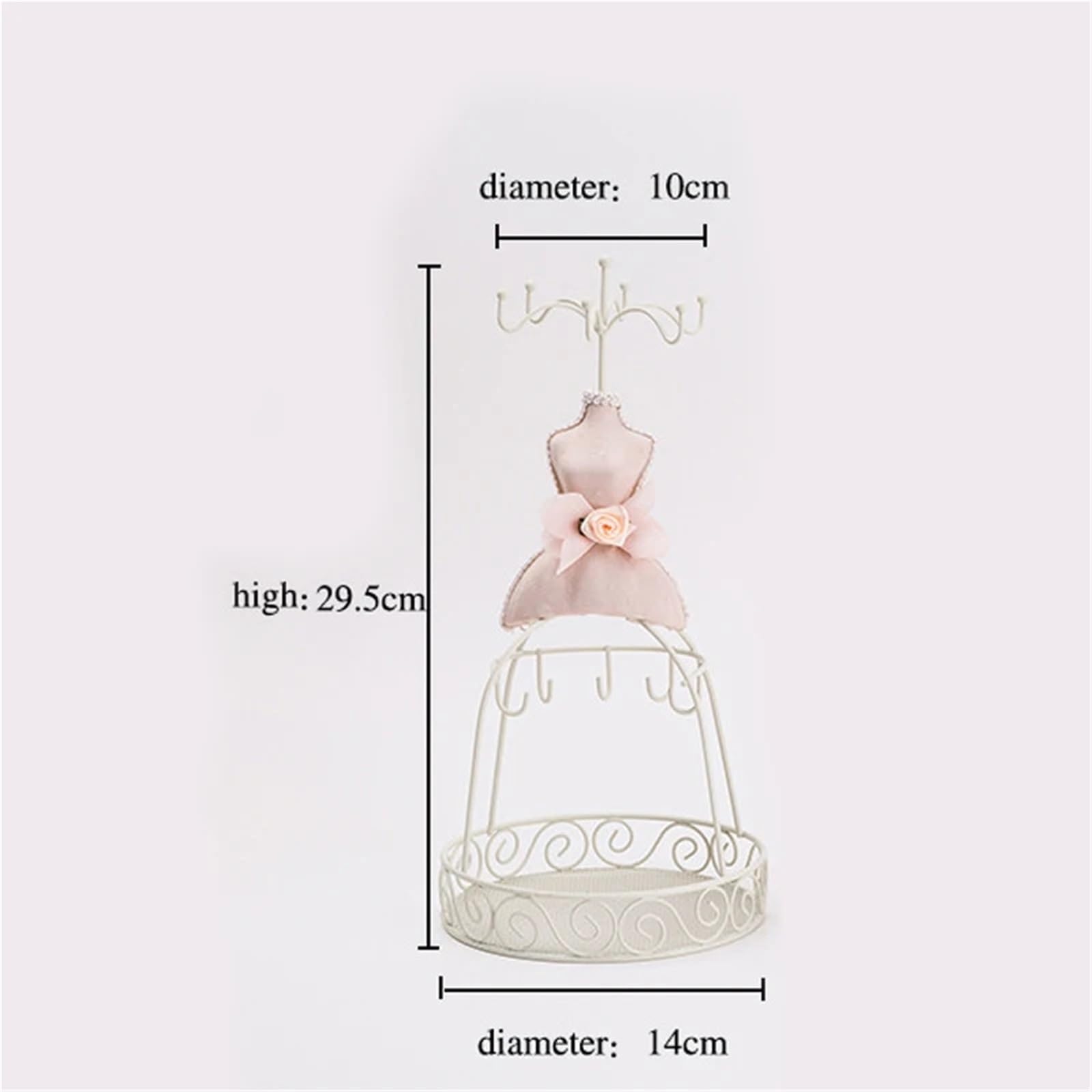 Soporte De Joyería Arte Del Hierro Estilo Princesa