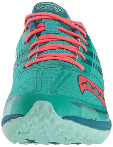 Saucony Tênis de corrida feminino Kilkenny XC 7 Flat Cross Country, Cinza/laranja/preto, 5