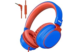 JLab Play Wired Headphones for Kids w/ Mic