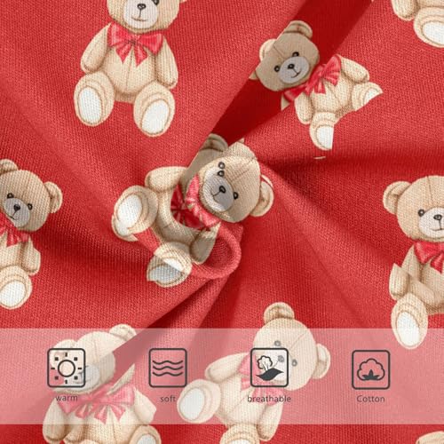 Cute Teddy Bears Red Bows Toddler Girls's Underwear 2T 202c18113