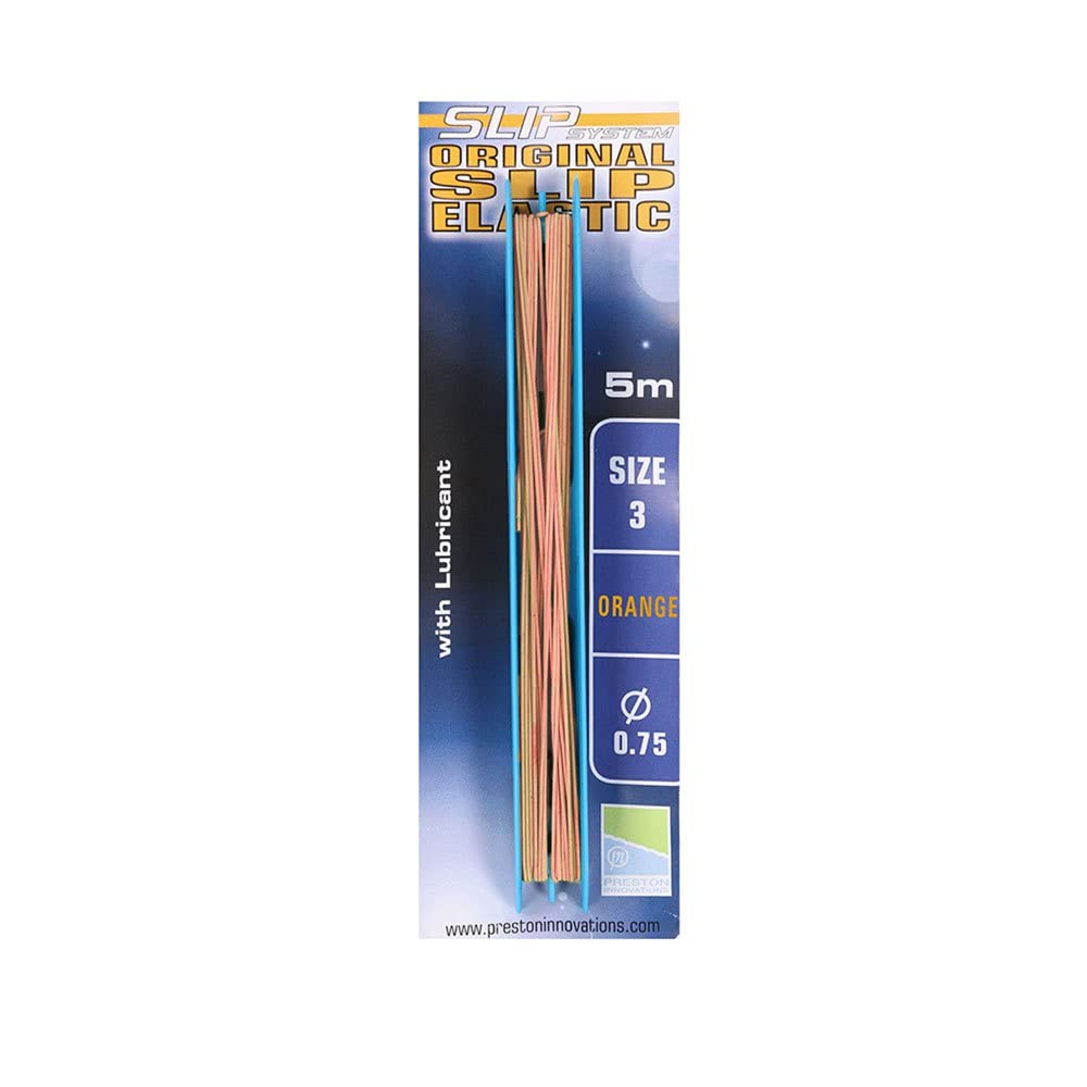 Preston Innovations Original Slip Elastic Size 4 Orange EL04