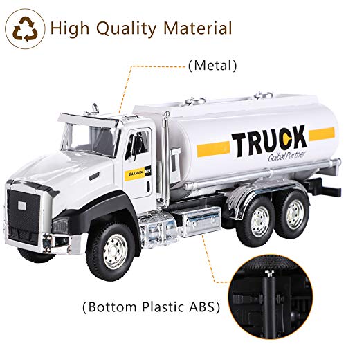 G.C TRUCK TOYS Set Garbage Truck Tanker Delivery Truck 1:50 Scale Pull Back Metal Model Car Toys thumb #4