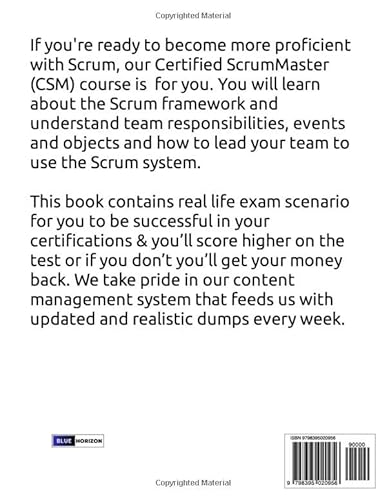 CSM Certified Scrum Master Exam Prep and Dumps: Exam Questions Guide for SCRUM