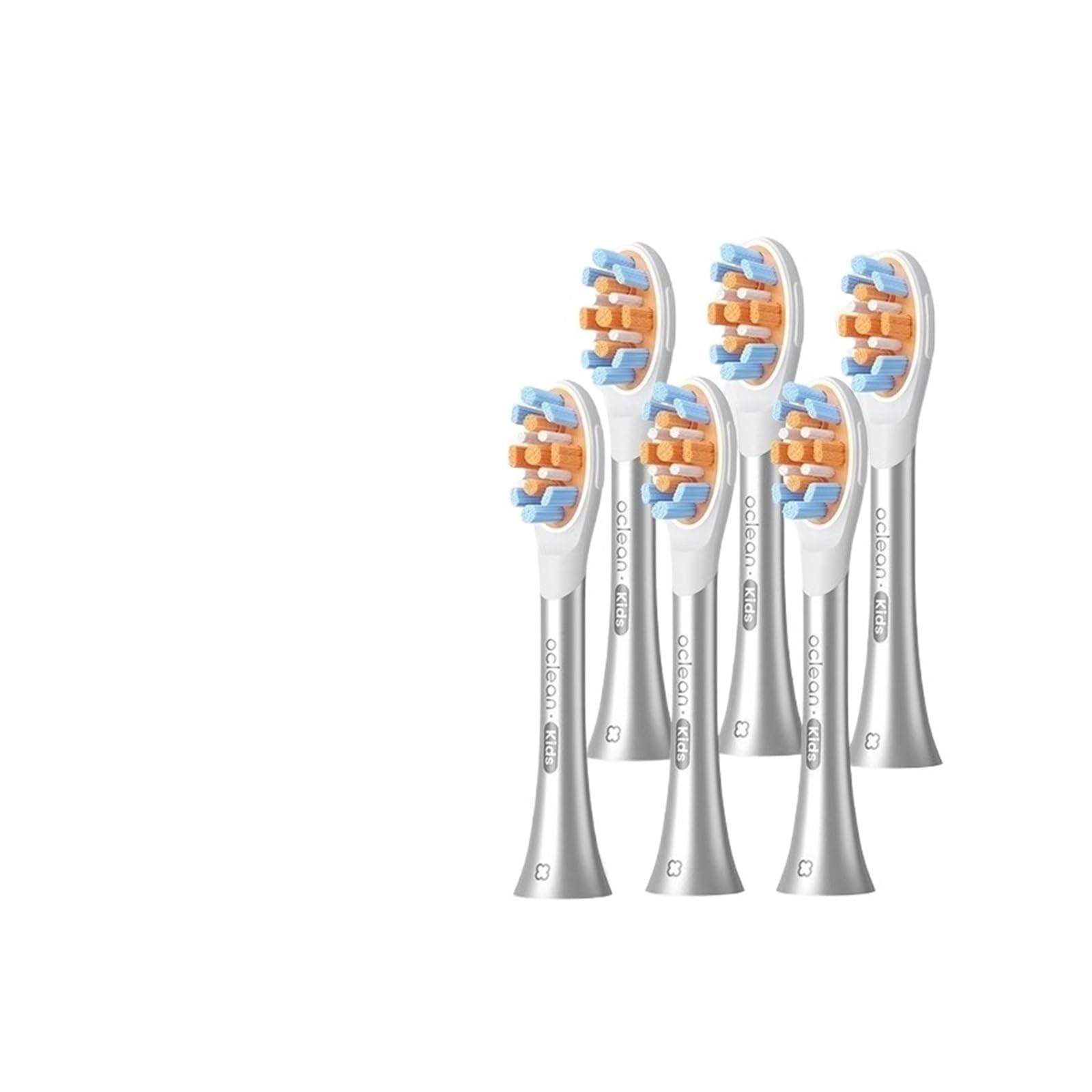 2/6 piezas de cepillo dientes eléctrico con cerdas suaves(A 6Pcs)