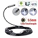 Zipom USB Endoscope Inspection Camera 5.5mm Android Borescope Inspection HD Camera Waterproof 6 Adjustable LEDs USB Android Borescope with OTG and UVC Function